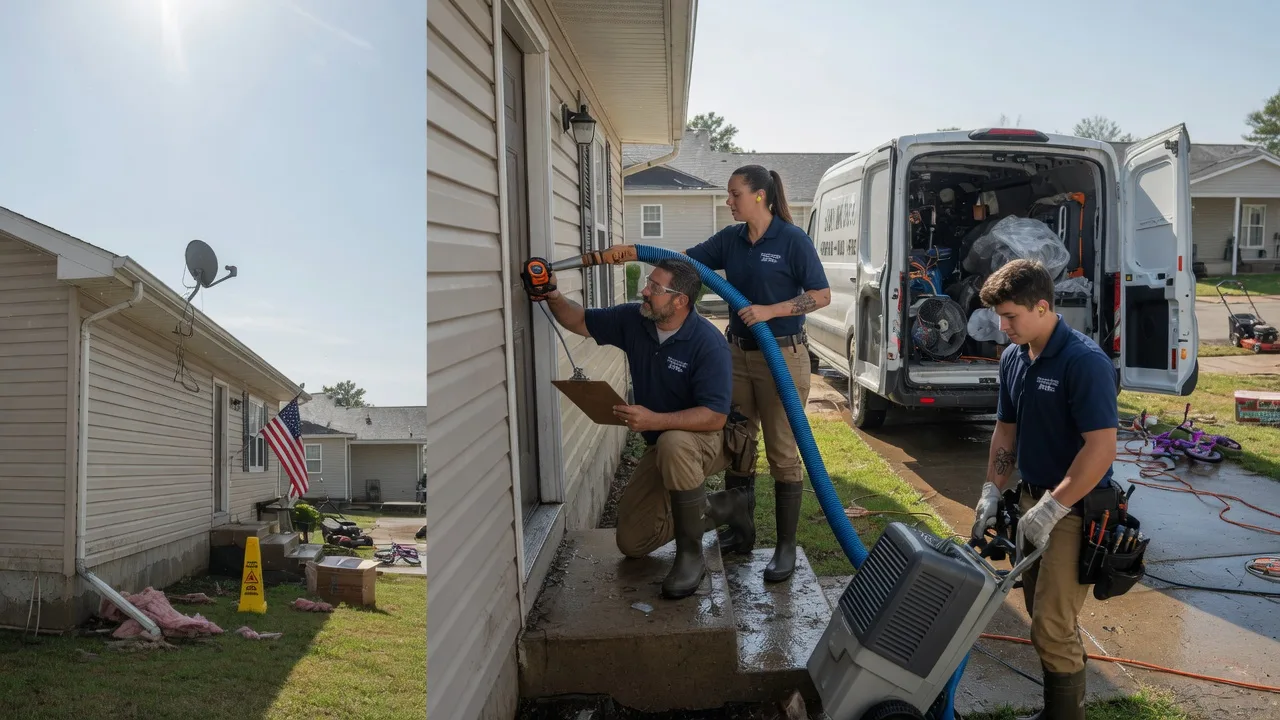 Ceiling Water Damage Restoration in Gladstone, IL near me